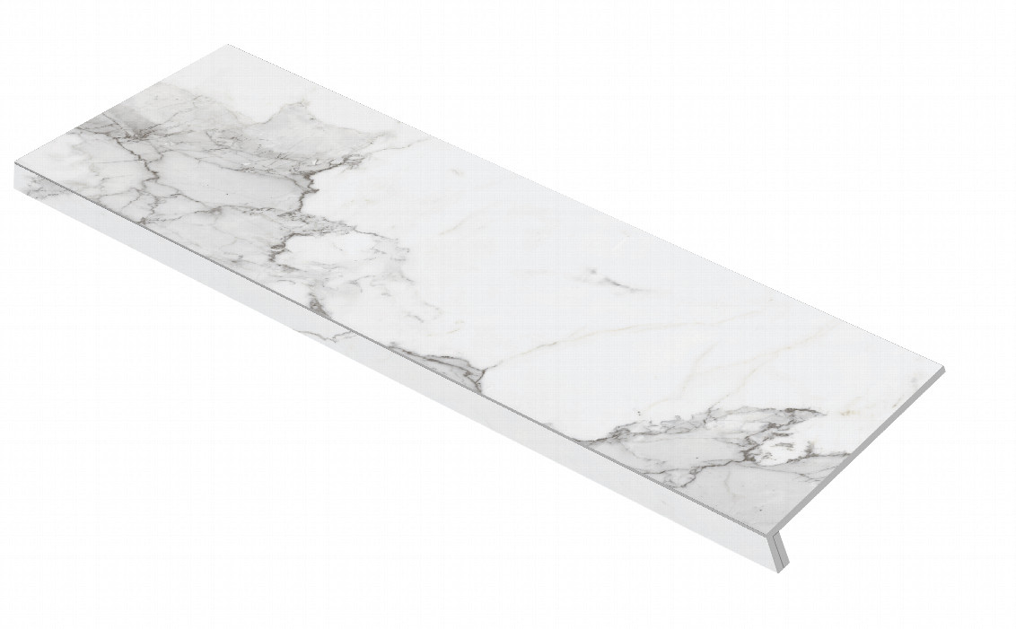 Ступень фронтальная Venato Silk Recto Natural 33x120